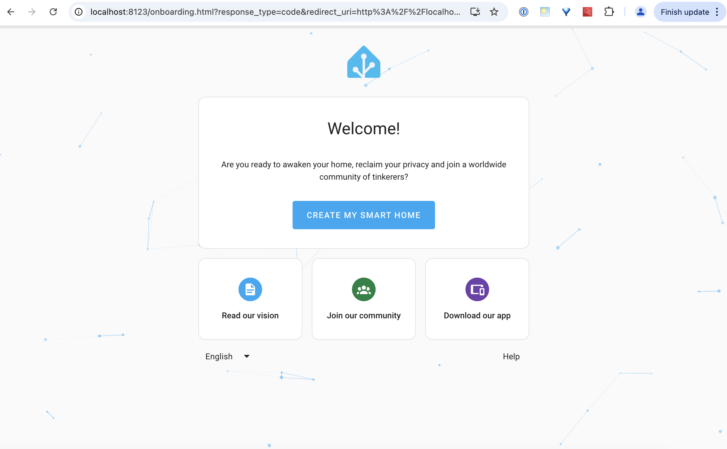 Home Assistant on localhost